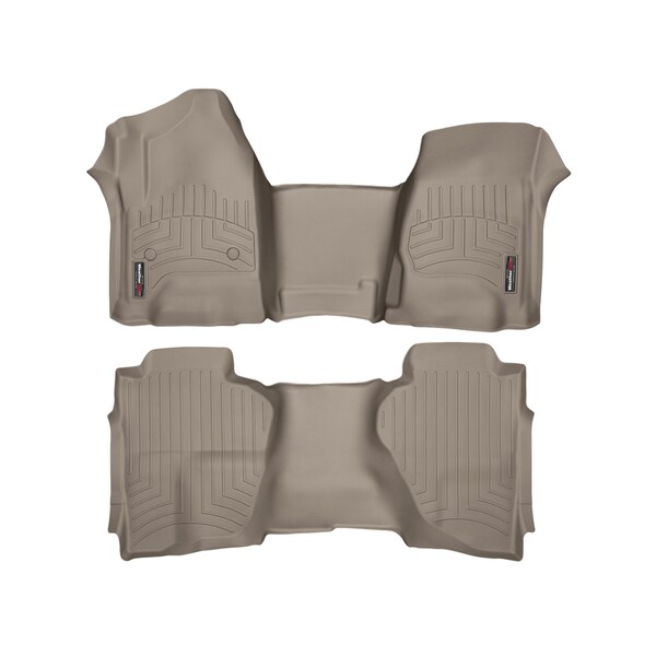 Front and Rear Floorliners - Over The Hump, 455431-455423